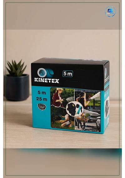 Sihirli Bahçe Hortumu 5 M 25 Uzayan Esnek Lateks İç Polyester Örg