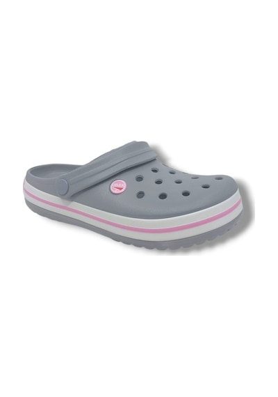 Zerhan Cflex 145 Buz Gri - Beyaz - Pembe Sabo Terlik Sandalet Gri