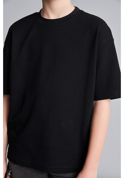 Defacto Oversize Tişört Erkek Çocuk G6486a826smbk81 Siyah-bk81