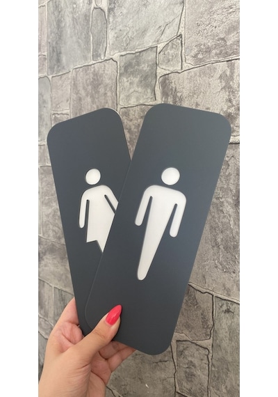 Ok Işaretli Cool Serisi Wc Yönlendirme Seti