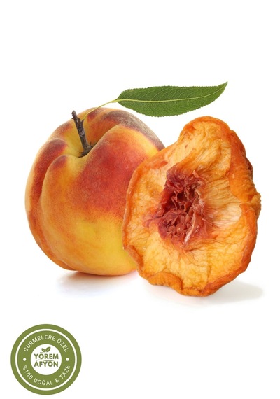 Yörem Afyon Meşhur Bursa Yöresinden %100 Meyve Glütensiz Yaprak Şeftali Kurusu, Cips Prunus Persica 80gr. 80 G