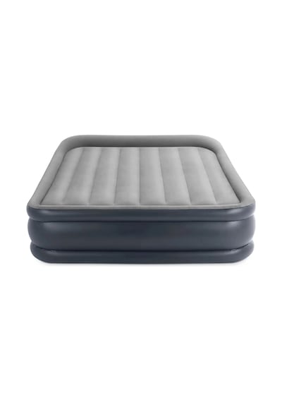 "INTEX Queen Deluxe Pillow Rest şişme yatak-Açık Gri-	Queen çift kişilik" Açık Gri