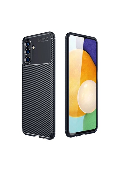 Samsung Galaxy A26 Kılıf Auto Focus Karbon Kapak - Siyah