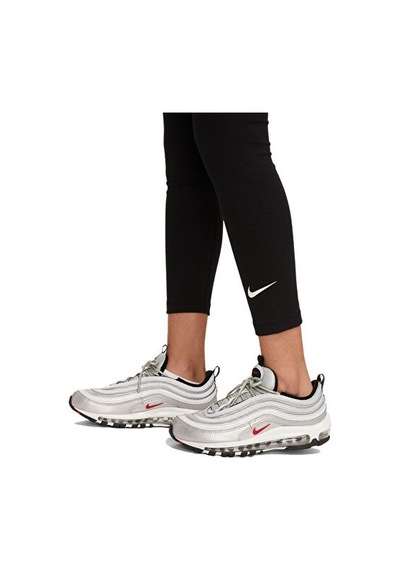 Nike W Nsw Nk Clsc Hr 7/8 Tıght Lbr Kadın Günlük Tayt Dv7789-010 Siyah Renklı
