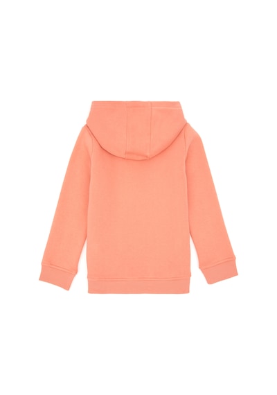 U.S. Polo Assn. Kız Çocuk Somon Kapüşonlu Basic Sweatshirt 50296388-VR047