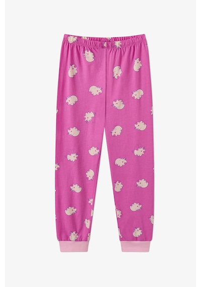 Penti Kız Çocuk Pembe Capycorn Pamuklu Uzun Kollu 2li Pijama Takımı