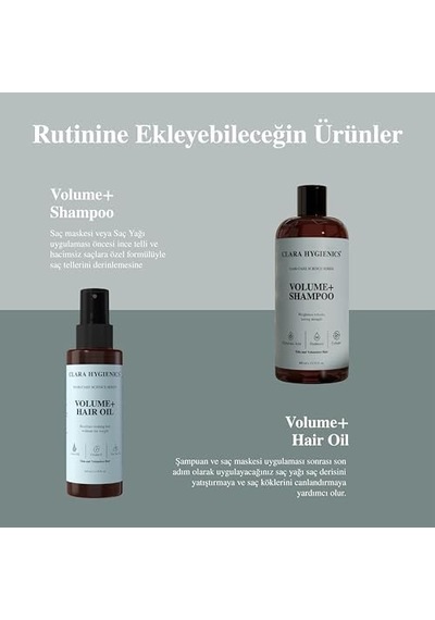 Volume+ Hair Mask 300 Ml Hyaluronic Acid Series Saç Maskesi