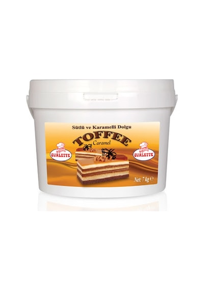 Katsan Ovalette Toffee Sütlü Karamelli Dolgu 7 KG