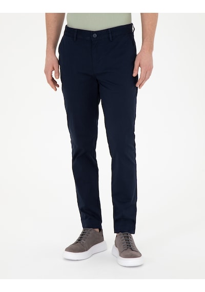 Pierre Cardin Erkek Lacivert Kanvas / Chino Pantolon 50288511-vr033 Lacivert