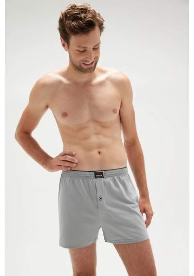 Erdem Erkek Penye Düz Renk Boxer 1400 - 6 Adet 001