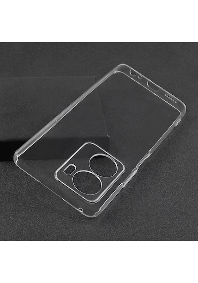Zore Vivo Y16 Kılıf Omsy Süper Silikon Kapak - Renksiz