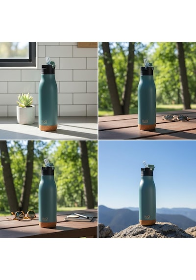 Lexroo 540 Ml Paslanmaz Çelik Termos Matara - 4 Renk Seçeneği Çok Renkli