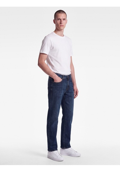 Koton Pamuklu Normal Bel Cepli Straight Fit Jean Pantolon - Mark Jean Koyu İndigo 7wam40147nd