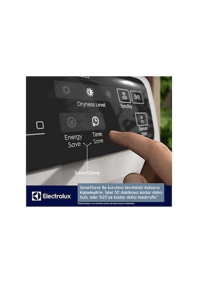Electrolux EW9D797SCT 900 Serisi 9 KG AAA Enerji Sınıfı Inverter Kurutma Makinesi Beyaz