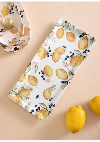 The Mia Limoncello Dikdörtgen Servis 33x21 Cm Lmn025 Çok Renkli