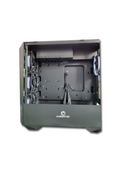 Lunatic Orkinos Mesh Panel Dikey Ekran Kartı Takılabilen 4 Full RGB Fanlı ATX Bilgisayar Kasası