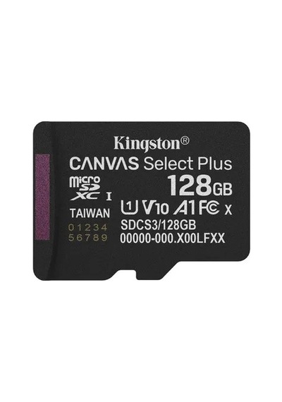 Kıngston 128gb Microsdxc Canvas Select Plus Gen3 150mb/s A1 Card + Adapter 740617348453