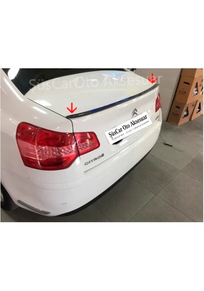 Citroen C5 Bagaj Üstü Spoiler Bagaj Çıtası Piano Black