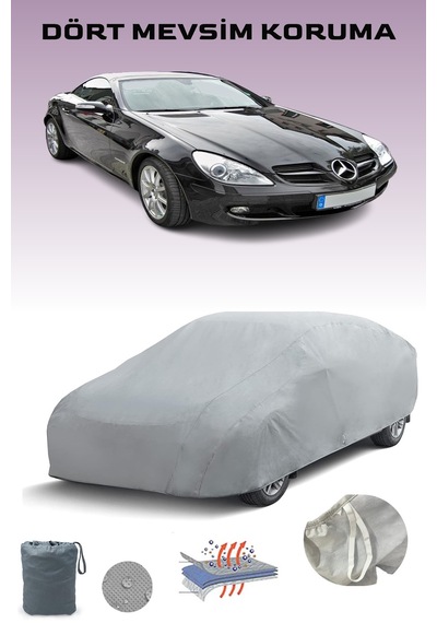 Gri Mercedes-benz Slk Araba Brandası, Oto Örtüsü, Araba Çadırı Gri