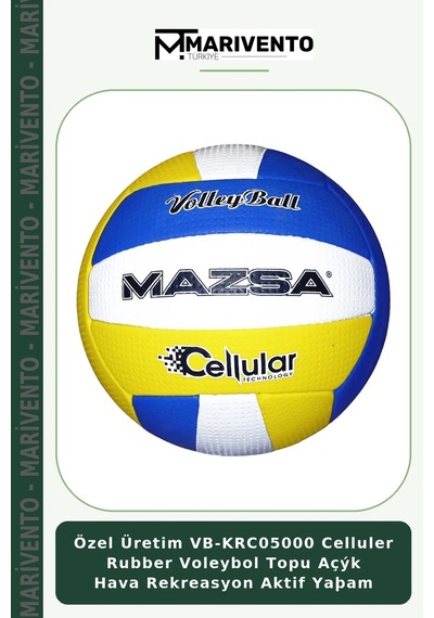 Özel Üretim Vb-krc05000 Celluler Rubber Voleybol Topu Açýk Hava Rekreasyon Aktif Yaþam Çok Renkli