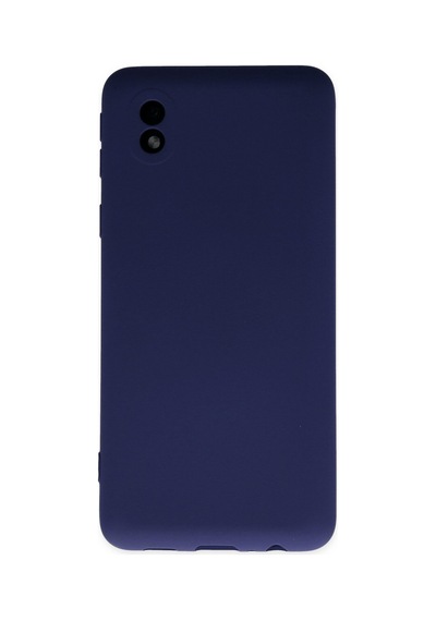 Samsung Galaxy  Uyumlu,  A01 Core Kılıf Nano İçi Kadife Silikon - Lacivert