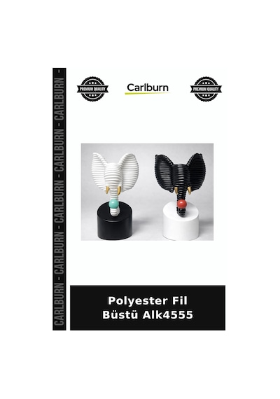 Polyester Fil Büstü Dekoratif Obje Masaüstü Aksesuarı Hediyelik Eşya