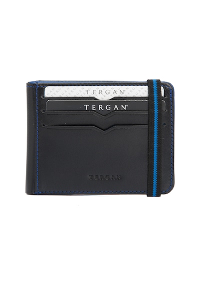 Tergan Siyah-Saks Deri Erkek Cüzdan 1600K1B