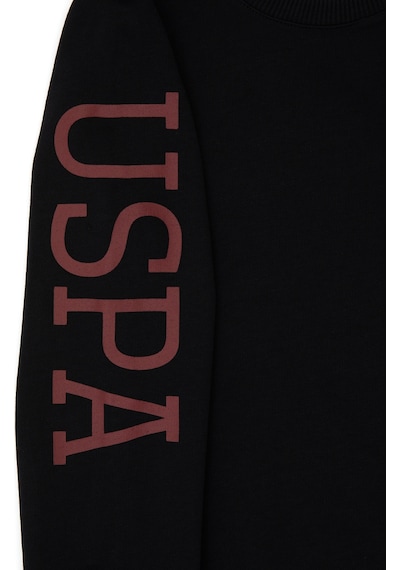 U.S. Polo Assn. Erkek Çocuk Siyah Basic Bisiklet Yaka Sweatshirt 50313831-VR046 U.S. Polo Assn. Erkek Çocuk Siyah Basic Bisiklet Yaka Sweatshirt 50313831-VR046