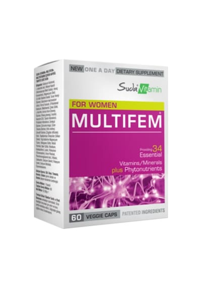 Suda Vitamin Multifem Multivitamin 60 Kapsül