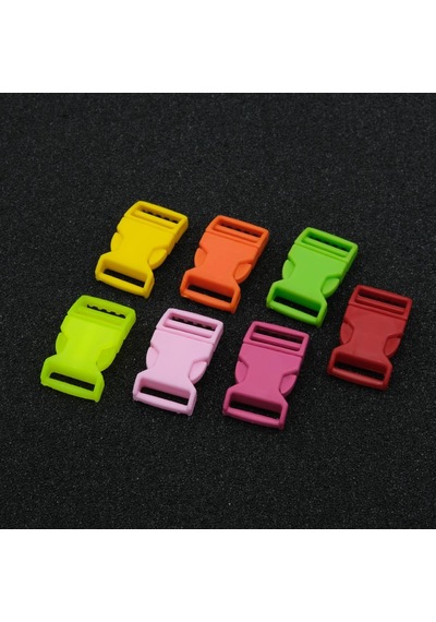 Paracord Aksesuar Paracord Bileklik Plastik Klips 1,5 Cm Yeşil 10 Adet