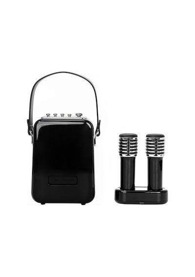 Divoom SongBird-HQ Çift Karaoke Mikrofonlu 6 Ses Efektli 50 W Taşınabilir Bluetooth Hoparlör