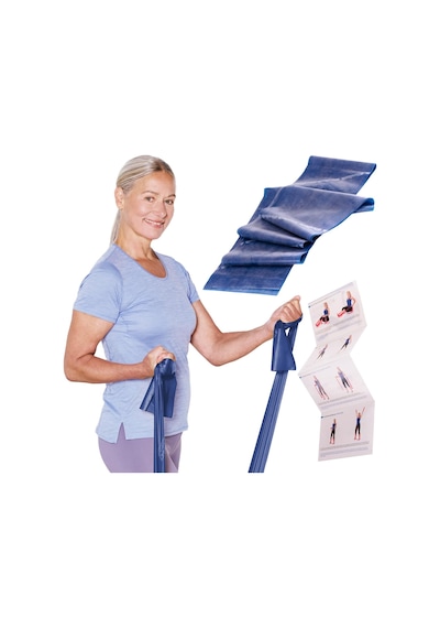 Original Fitnessband 2,5m Resistance Band Fr Ganzkrpertraining, Kraft & Flexibilitt Ideal F Mavi