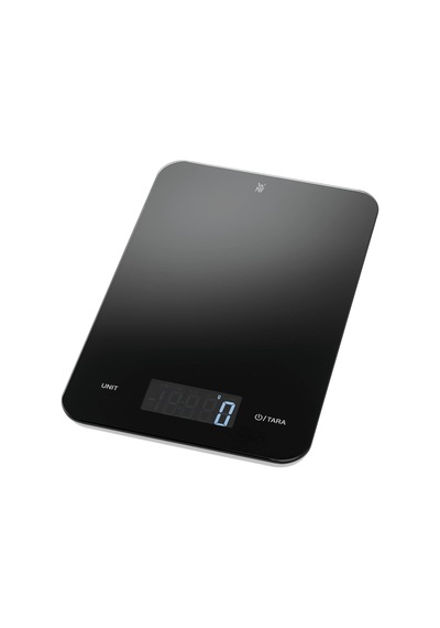 Wmf Dijital Mutfak Terazisi, 23 X 15 X 2 Cm, Güvenlik Camı, Hassas Ölçüm, Dara Fonksiyonu, Maksimum 5 Kg, Siyah Sku: Smg8690010526724 12v