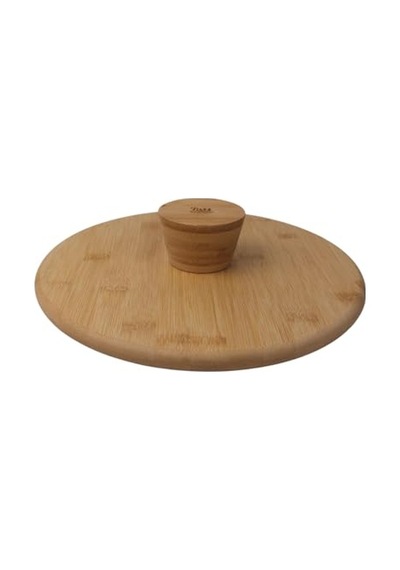Ayaklı Yüksek Bambu Sunum Tabağı Yükseltici Ayaklı Bambu Sunum Tepsisi Doğal, Şık Ve Dayanıklı 28cm 28 Diğer