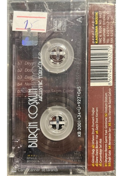 Plak Değildir Kaset Tir Burçin Gitarımla Türküler Söyledim Kase