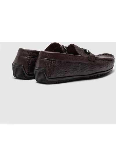 Cabani Hakiki Deri Kahverengi Erkek Loafer Ayakkabı Kahve (521644222) Kahverengi