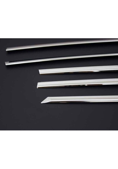 Peugeot 2008 Uyumlu 2020 Ve Üzeri Krom Cam Çıtası 6 Parça Paslanmaz Çelik