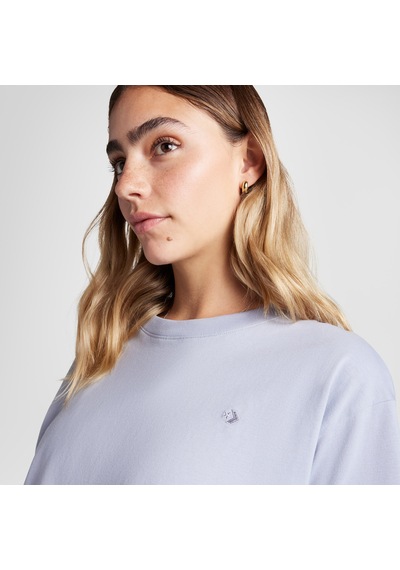 Converse Sporty Boxy Kadın Mor T-shirt