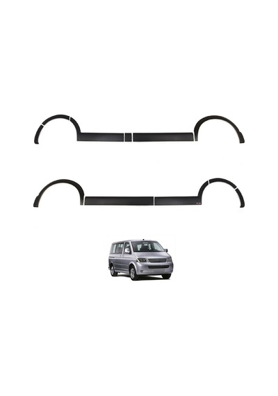 Volkswagen Transporter T5 2009-2014 Yıl Aralığı Uyumlu Kısa Şase Sağ Sürgü Dodik Seti 11 Parça