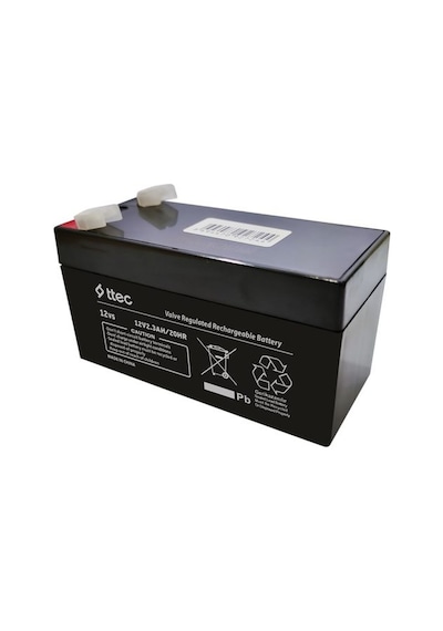 TTEC 12V 2.3AH BAKIMSIZ KURU AKÜ (YATAY)