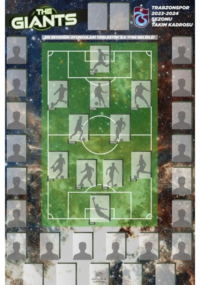 Mythos Cards Trabzonspor The Gıants Dev Poster Ve Çıkartma Seti