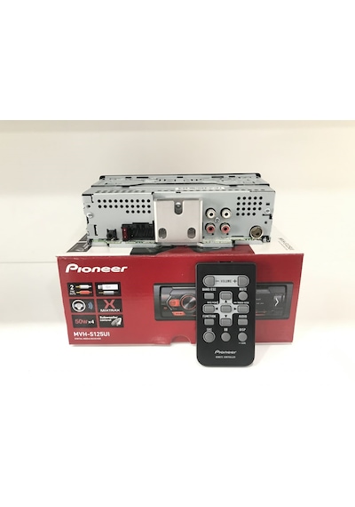 Pioneer MVH-S125UI Çift Amfi Rca Kumandalı USB Aux Teyp