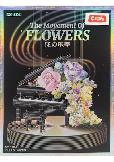 Ctoys The Movement Of Flowers Çiçekli Piyano Bloklar 21194