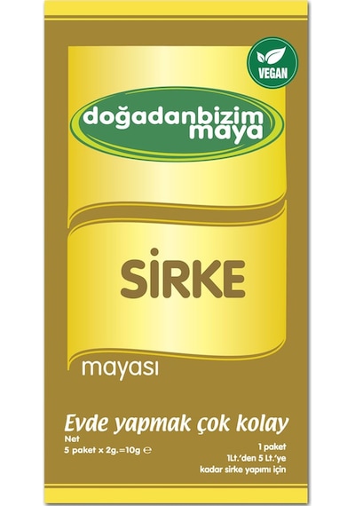 Doğadan Bizim Maya Probiotik Sirke Mayası 5 x 2 G