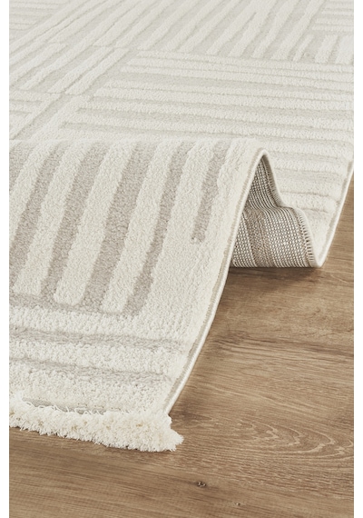 Kaşmir Halı 7/24 Plushy Tova Cream 200x290 Cm Krem