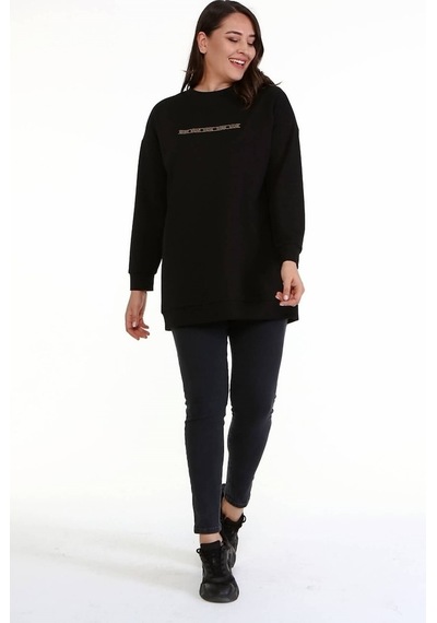 Myline Örme Baskılı Sweatshirt