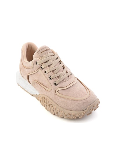Bambi Bej Süet Kadın Sneaker K01313003272