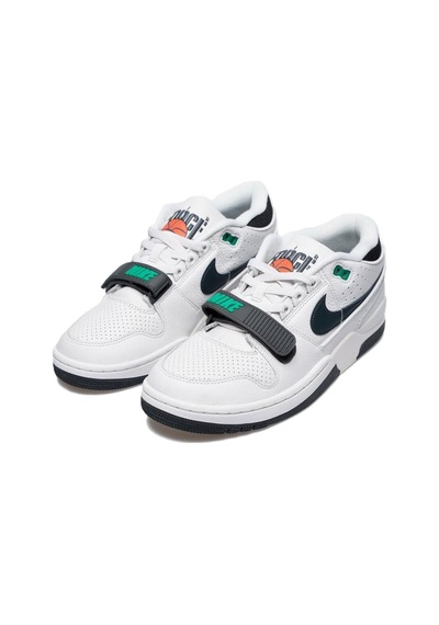 Nike Air Alpha Force 88 Leather Mens White Black Sneaker Hakiki Deri Günlük Spor Ayakkabı Beyaz Siyah