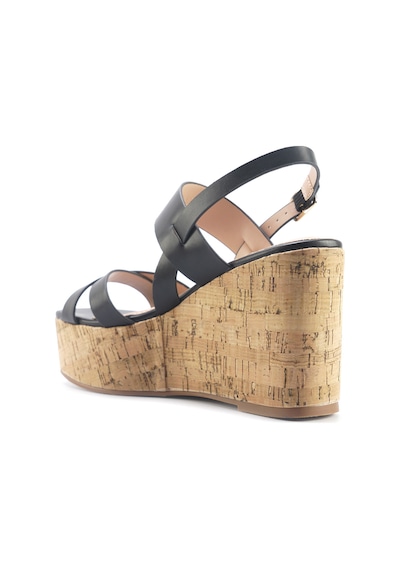 Nine West Monsa 5fx Siyah Kadın Dolgu Topuk Sandalet 000000000101929053 Siyah