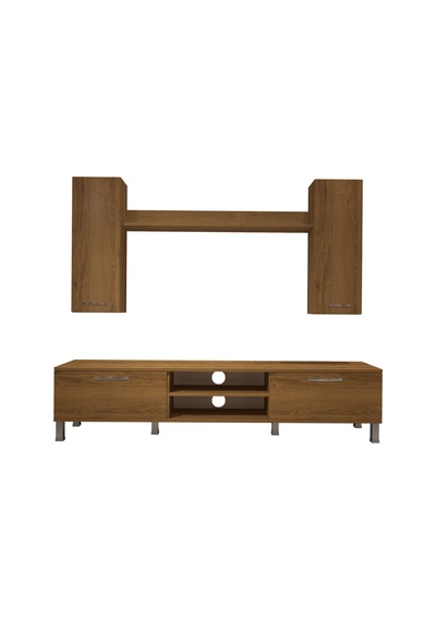 Decoraktiv Eko 5d Mdf Dvd Krom Ayaklı Tv Ünitesi Tv Sehpası Pera
